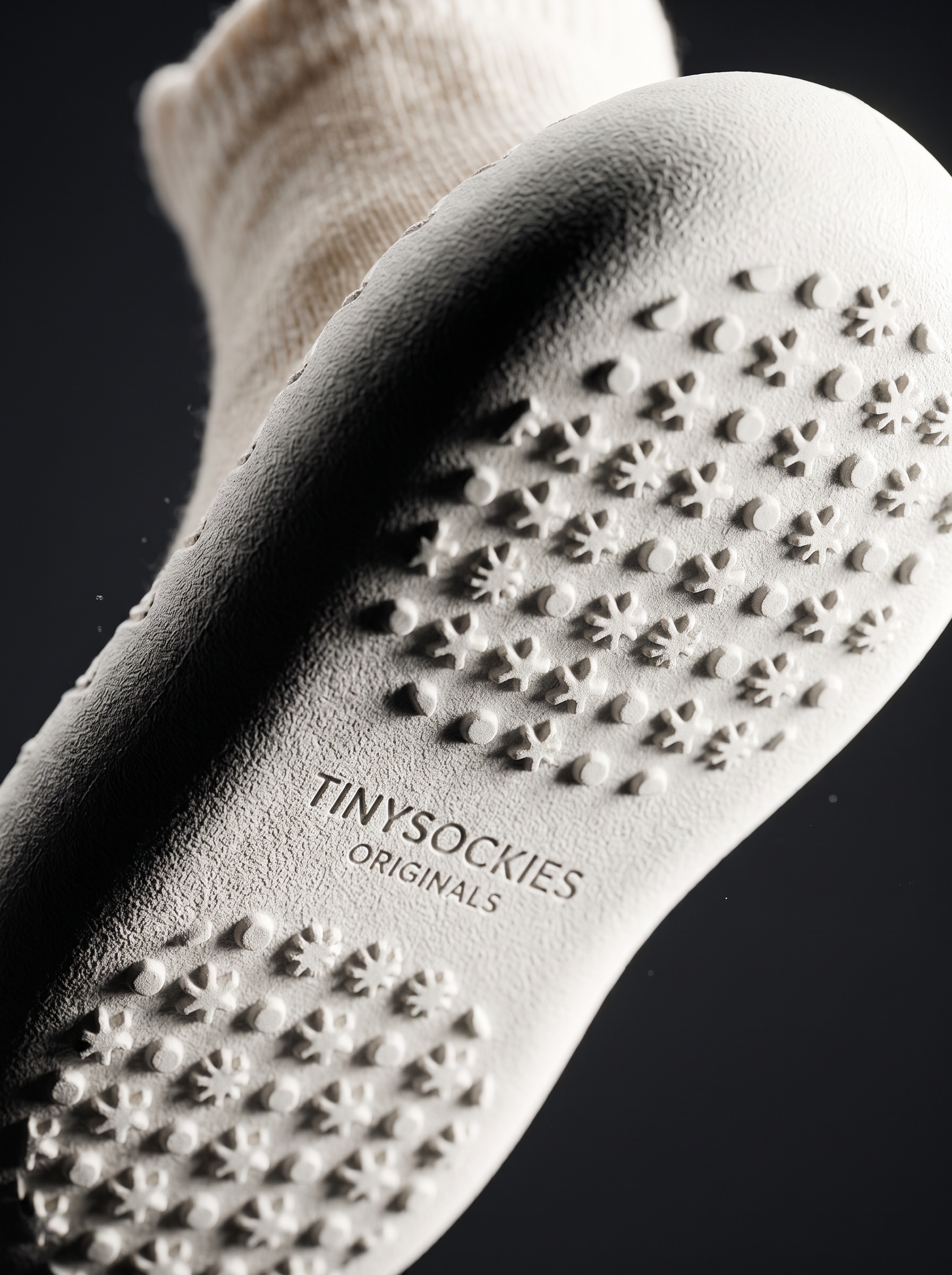 AI-generated product photography for tinysock AI Product Imagery, a studio-quality shot created without a camera